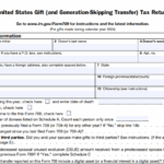 IRS Form 709 -United States Gift (and Generation-Skipping Transfer) Tax Return