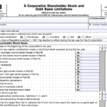 IRS Form 7203 - S Corporation Shareholder Stock and Debt Basis Limitations