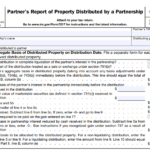 IRS Form 7217 - Partner's Report of Property Distributed by a Partnership