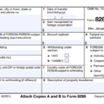 IRS Form 8288-A - Statement of Withholding on Dispositions by Foreign Persons of U.S. Real Property Interests