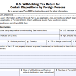 IRS Form 8288 - U.S. Withholding Tax Return for Certain Dispositions by Foreign Persons
