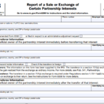 IRS Form 8308 - Report of a Sale or Exchange of Certain Partnership Interests
