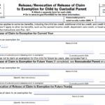IRS Form 8332 - Release/Revocation of Release of Claim to Exemption for Child by Custodial Parent