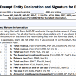 IRS Form 8453-TE - Tax Exempt Entity Declaration and Signature for E-file