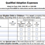 IRS Form 8839 - Qualified Adoption Expenses