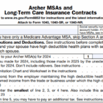 IRS Form 8853 - Archer MSAs and Long-Term Care Insurance Contracts