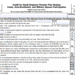 IRS Form 8881 - Credit for Small Employer Pension Plan Startup Costs