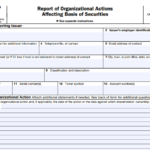 IRS Form 8937 - Report of Organizational Actions Affecting Basis of Securities