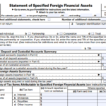 IRS Form 8938 - Statement of Specified Foreign Financial Assets