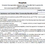 IRS Form 990 (Schedule H) - Hospitals