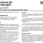 IRS Instruction 706-QDT - Instructions for Form 706-QDT, U.S. Estate Tax Return for Qualified Domestic Trusts